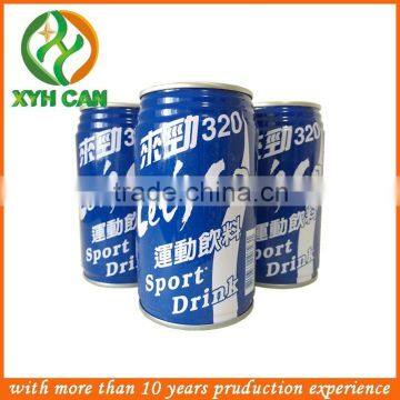 300ml beverage blank tin can with RPT end