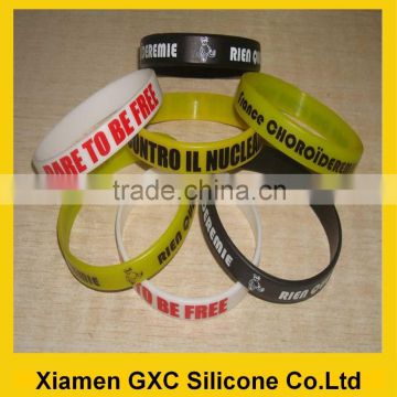 china suppliers fitness sports silicone bracelet with logo