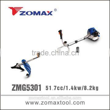 world best selling products 52cc ZMG5301 1.4kw brush cutter accessories for heavy duty grass cutter