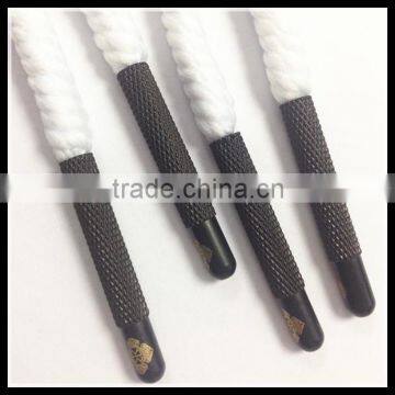 Custom Shoelaces Aglets Charms Round Metalic Tips Garment Accessories