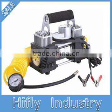 HF-5060B DC12V Car air Compressor Plastic Air Compressor Car Air Compressor twin LIGHT (CE Certificate)