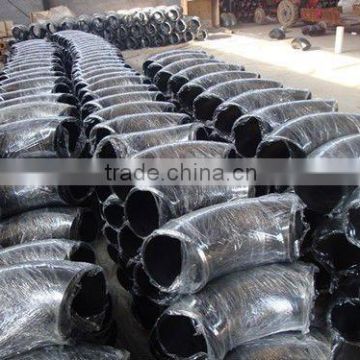 ASTM B16.9 A234 90Degree carbon steel pipe elbow& 90D SCH40 elbow &45D pipe fittings elbow& big size elbow