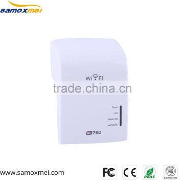 AC750 11ac 750Mbps 2.4Ghz & 5Ghz dual band WiFi Repeater /WiFi Extender / Access Point / Wireless Router