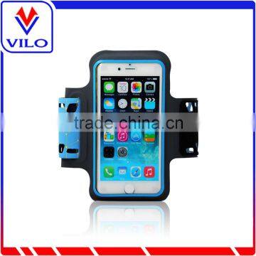 Breath free lycra armband for iphone 6 with card holder