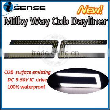 Full surface light emitting DRL day time running light DC 9-50V cob