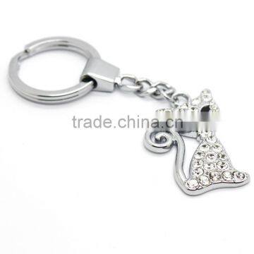 Personalised Fashion cute cat shaped keychain