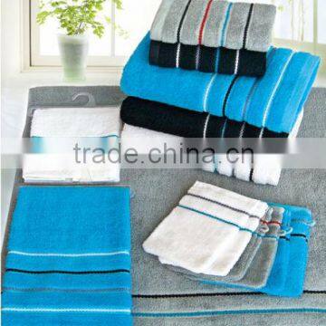 Simple Border Bath Set Towels photo-1