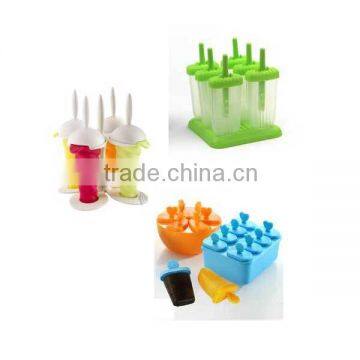 6 Shape DIY Ice Cream Lolly Maker Frozen Popsicle Mold