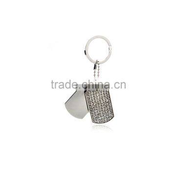 Rectangle Shaped Metal Photo Frame Key Chain