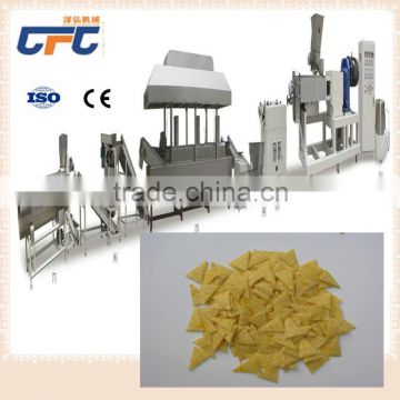 1000kg/h Automatic Extruded Snack Food Fried Wheat Flour Bugle plant