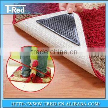 No trace 100% pu gel anti slip floor mat for rug gripper