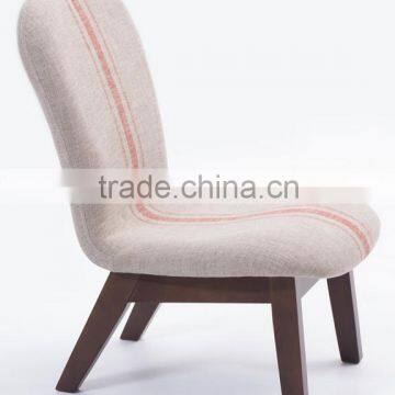 Solid Wood Cloth Chair ,Contracted Wooden Sofa For Living Room photo-2