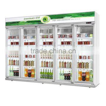 Commercial Upright Beverage Display Cooler for Supermarket photo-4