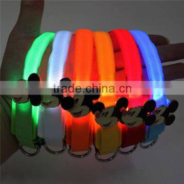 Glowing In Dark Dog Leashes Led Dog Collar