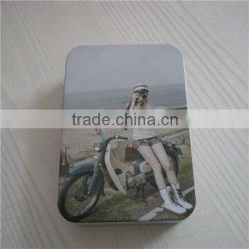 hot sell metal button tin box