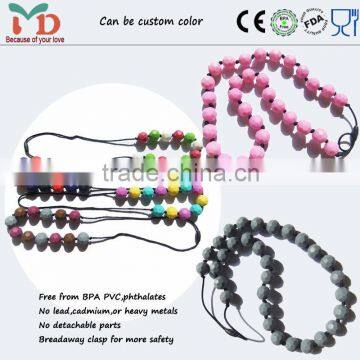 Teething Jewelry Food Grade Silicone Baby Chew Parts photo-5