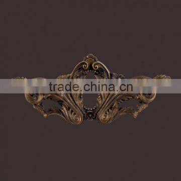 A134 Crown Shaped Decorative Antique Brass for English Furniture