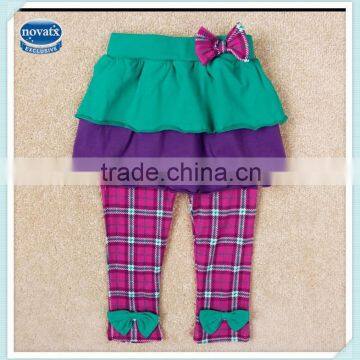 (G5389) Nova kids high quality newest design cotton ready stock children girls skirts leggings