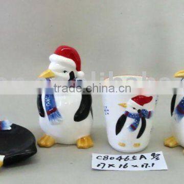 cerami penguin bathroom item, Easter bathroom item