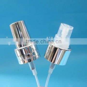 aluminum sprayer pump, 28/410 aluminum fine mist sprayer, aluminum sprayer for cosmetic bottle