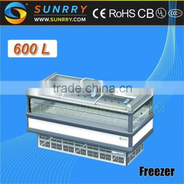 Air Cooling Supermarket Promotional Floor Display Stand Island Freezer 1850MM Length (SY-SIS185A SUNRRY)