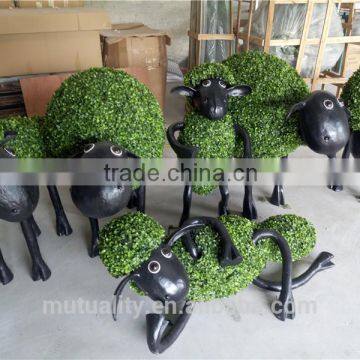 Endearing Numbers of sheep artificial topiary animal topiary frame for sale