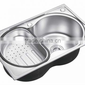 Stainless steel single bowl round Sink