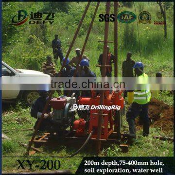 Hydraulic XY-200 Water Well drilling Rig with Low Price for sale