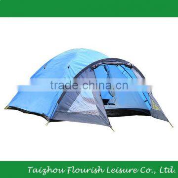 D-Shape Door, 3-4 Person, 4-Season Lightweight Family Camping Tent with Carry Bag, 1500mm