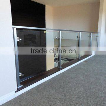 stainless steel banister tempered glass balustrades