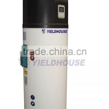 Monobloc type air sourced water heater heat pump