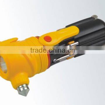 multi-Screwdriver with torch/ car emergency hammer