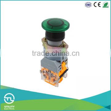 UTL Names Of Different Products Waterproof Electrical Mushroom Push Button Switch With Light