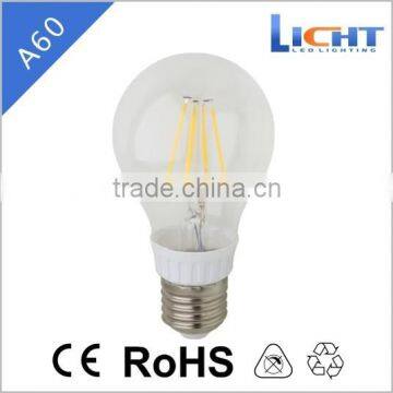 L-A60 modern house design lighting led new style energy saving 8w led filament bulb