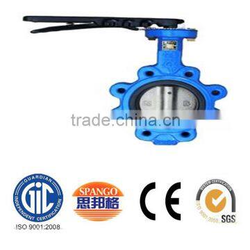 Lug type ptfe lined butterfly valve from real factory