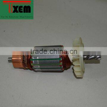 Motor spare parts, armature rotor for Bosch cutting machine 355