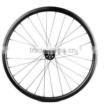 26ER Carbon wheels mtb clincher disc hubs in UD matt finish