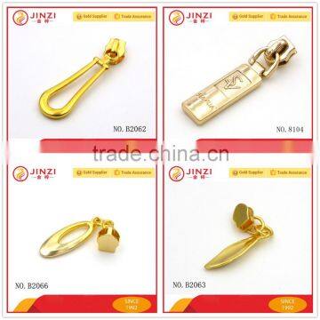 Custom high quality metal zipper pull wholesale of Jinzi factory