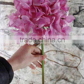 Wholesale Cheap Real Touch Silk Artificial Flowers Wedding Flowers Single Stem Hydrangea