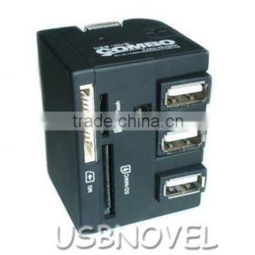 usb 2.0 card reader with hub