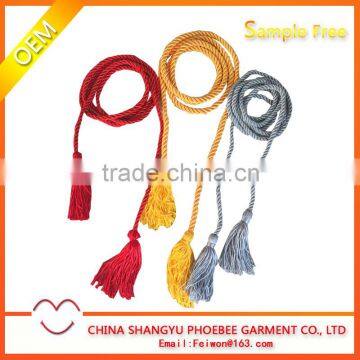 Honor Cord Single Color in Red for Graduation photo-2