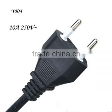 Swiss type plug SEV approval power cord