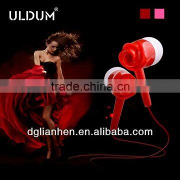 ULDUM 2013 mp3 music player earphone small light headphones suit for tour noise cancelling mp3 mp4 earphones