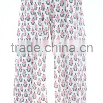 Indian Hand Block Printed Arabian Palazzo Pant For Women photo-4