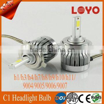 Auto led 9004 COB led chips headlight kit for cars and motorcycle