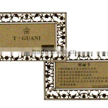 2015 Hot Selling High Quality Cheap Logo DIY Stainless Steal Businesss Card /Golden /silvery Color Vip Card for Membership photo-6