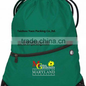 polyester nylon draw string bag