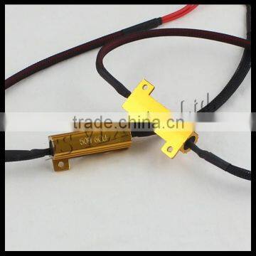 h9 h11 h8 headlights/fog lights wiring harness 6 ohm 50w led bulbs load resistors