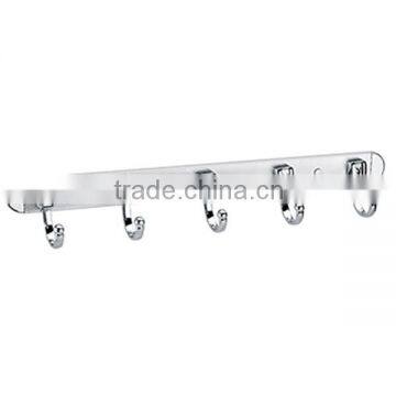 Sanitary ware quality polished alloy stainless steel shower room quality metal clothes hanger hook