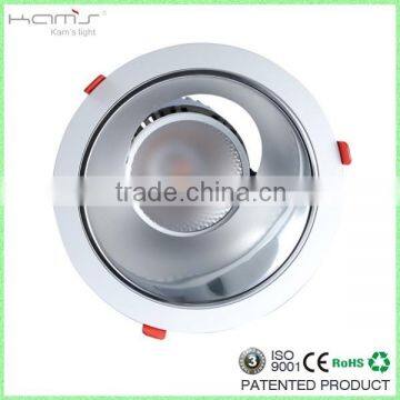 High Power Patent Design Tiltable Round LED Downlight photo-3